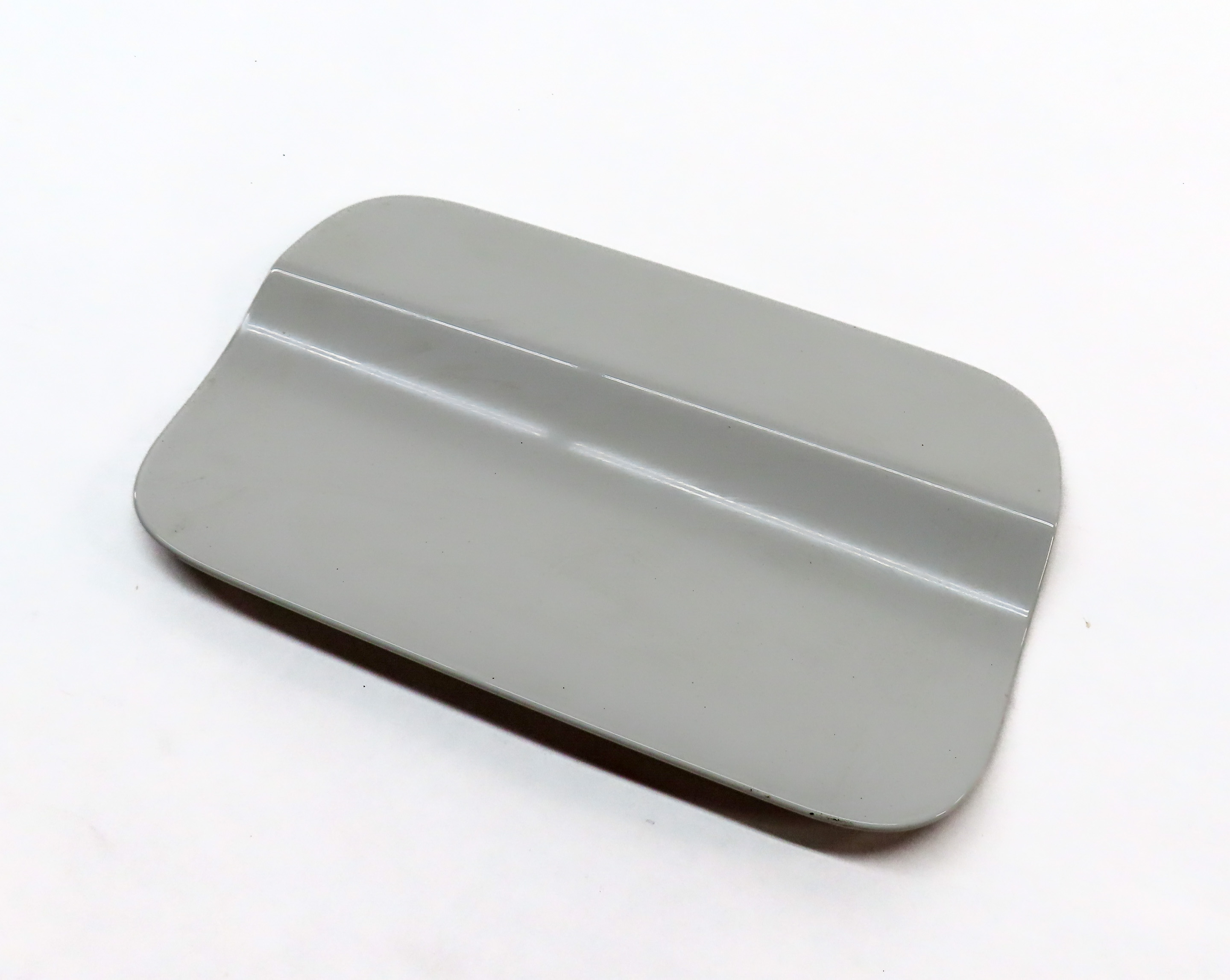 11-17 BMW X3 (F25) FUEL TANK DOOR LID COVER TRIM w/o HOUSING (White) — exact item pictured